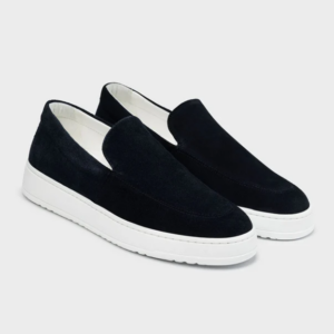 Loafers donkerblauw suede