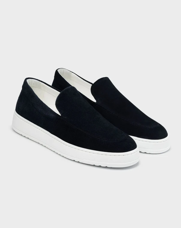 Loafers donkerblauw suede